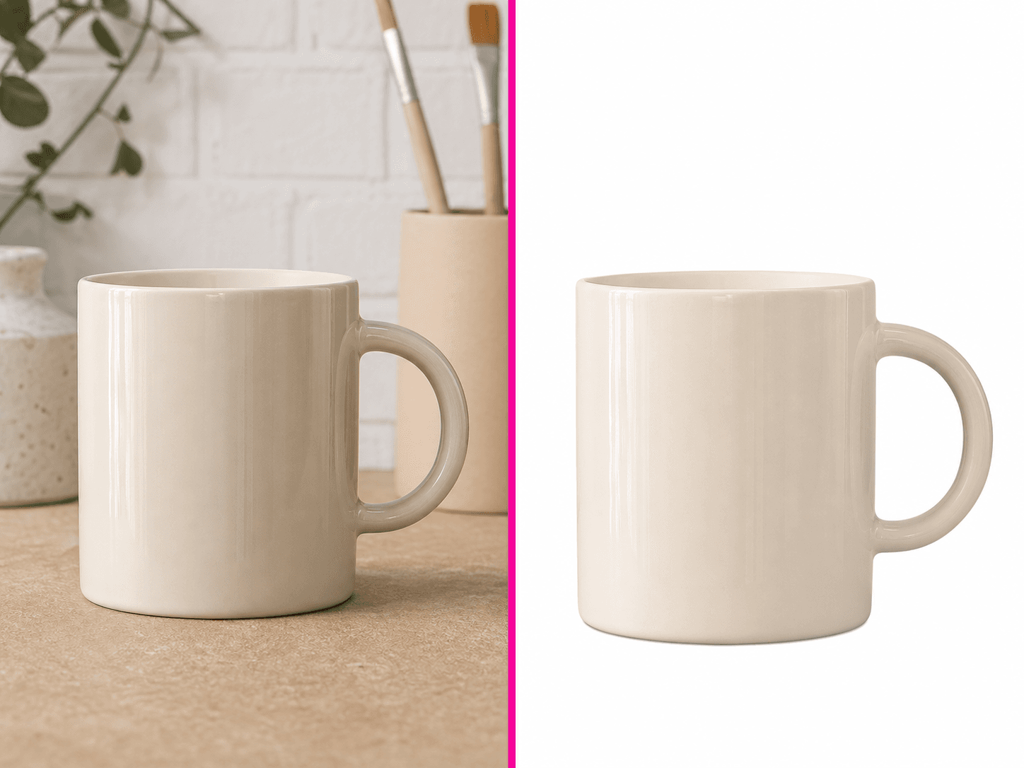Render truthfully interface and product photography workflow